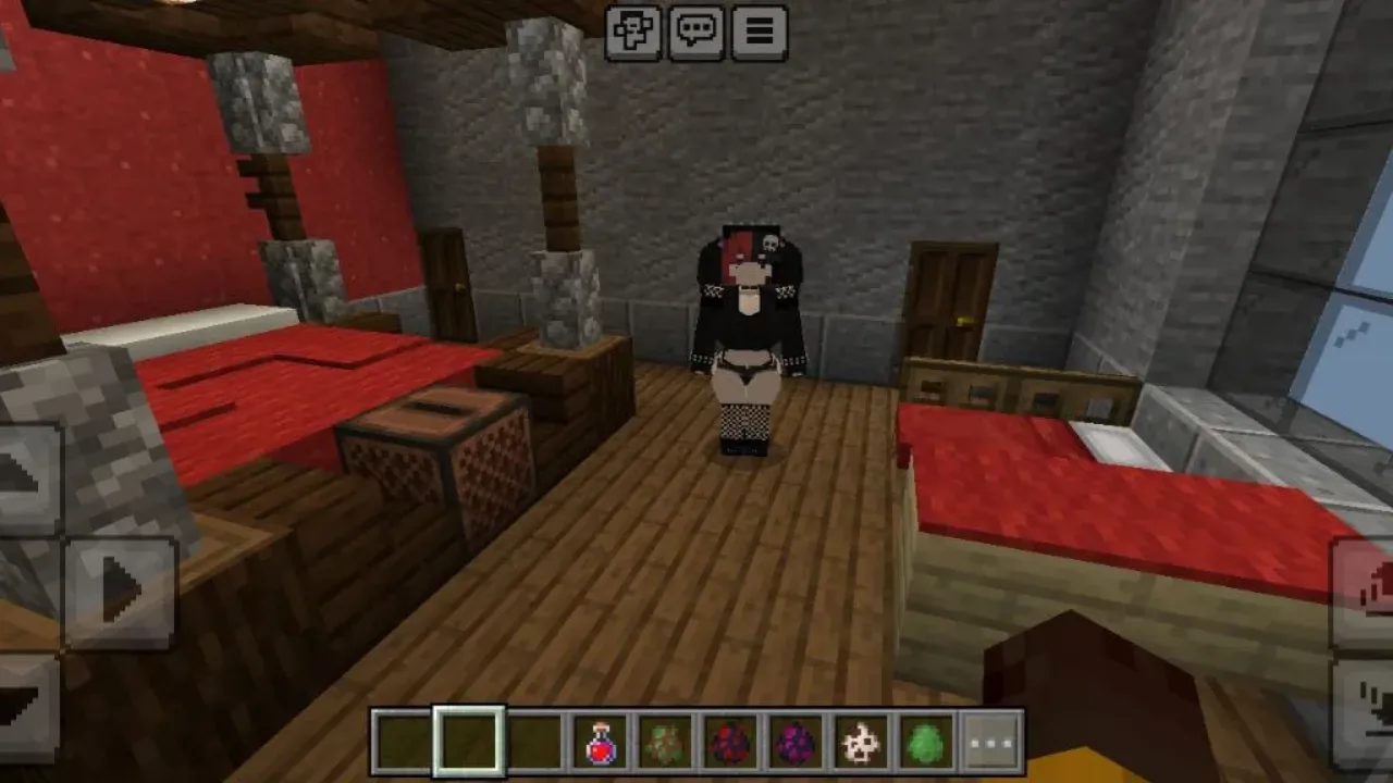 Elle from Naked Girls Mod for Minecraft PE